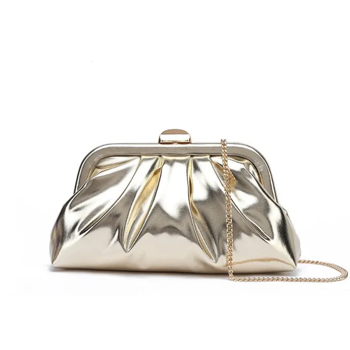 Metallic Slouchy Clutch AD 141
