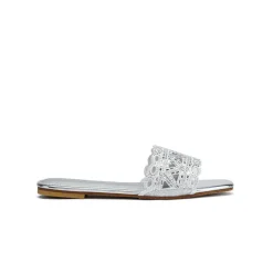 Mirror Cut Embellished Slide Sandal MY 319