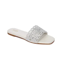 Mirror Cut Embellished Slide Sandal MY 319