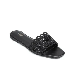 Mirror Cut Embellished Slide Sandal MY 319