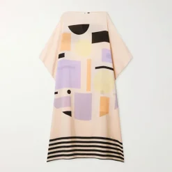Peach Elegance Kaftan KAF0017
