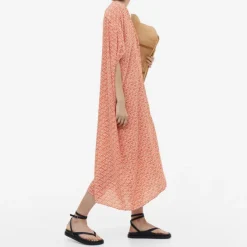 Peachy Abstract Bliss Kaftan J5872