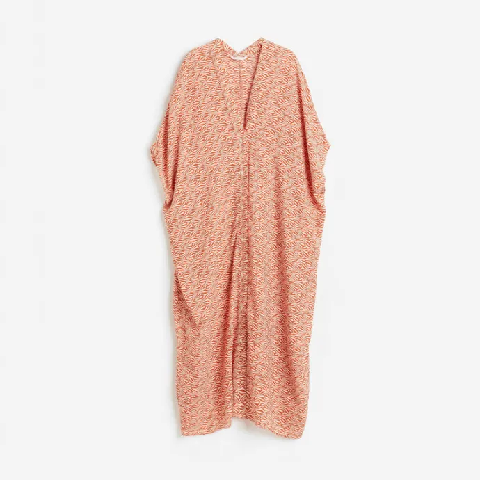 Peachy Abstract Bliss Kaftan J5872