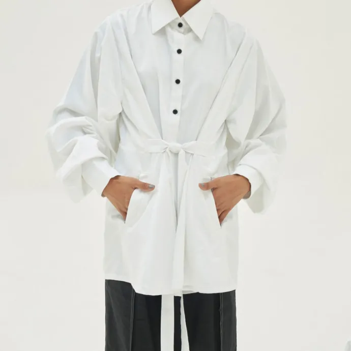 Premium White Cotton Shirt J7031