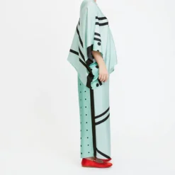 Printed Two Pcs Coord Set Top Pant Dress CORD0012