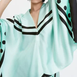 Printed Two Pcs Coord Set Top Pant Dress CORD0012