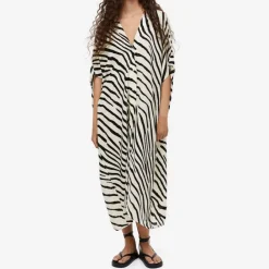 Safari Sizzle Zebra Print Women's Kaftan J5871