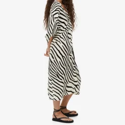 Safari Sizzle Zebra Print Women's Kaftan J5871