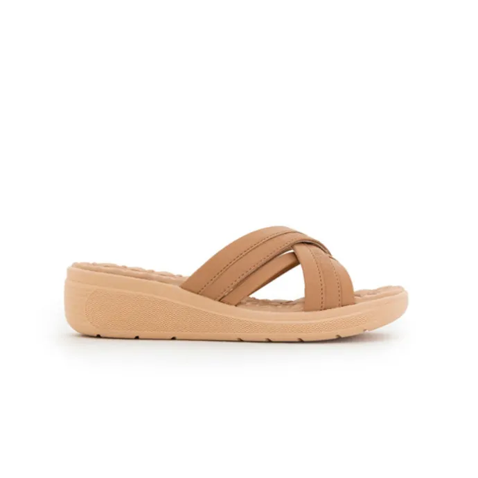 Shinny Cross Strap Sandal BRM 024
