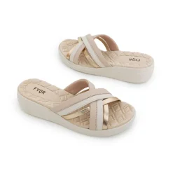 Shinny Cross Strap Sandal BRM 024