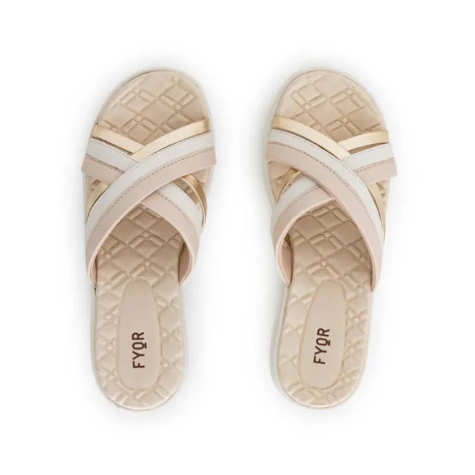 Shinny Cross Strap Sandal BRM 024