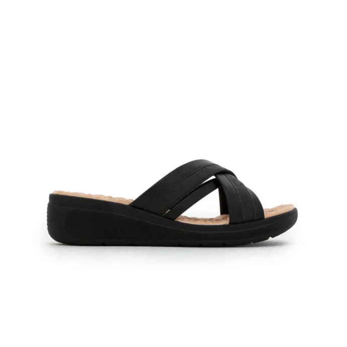 Shinny Cross Strap Sandal BRM 024