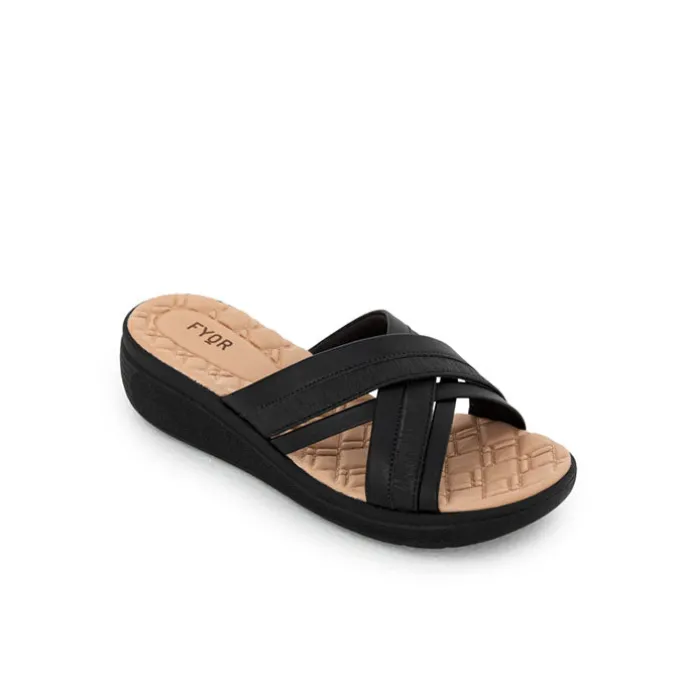 Shinny Cross Strap Sandal BRM 024