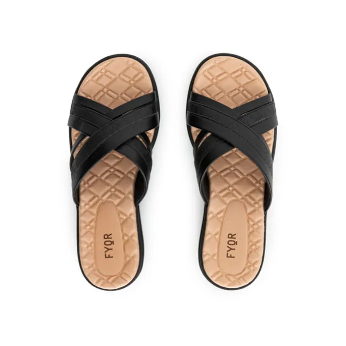 Shinny Cross Strap Sandal BRM 024