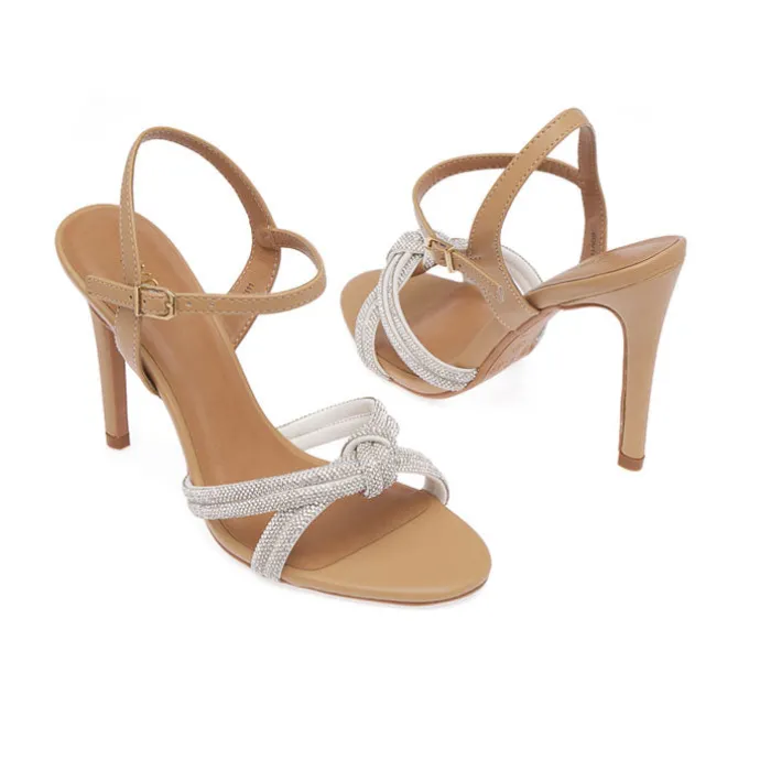 Sparkly Knotted Design Heel BDV 111