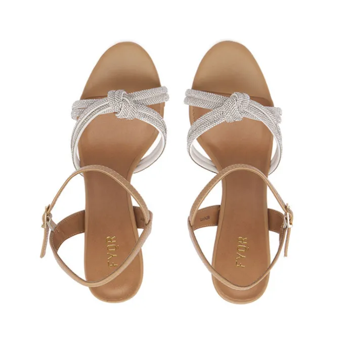 Sparkly Knotted Design Heel BDV 111