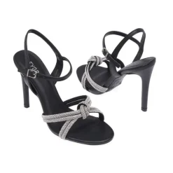 Sparkly Knotted Design Heel BDV 111