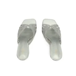 Square Diamante Heeled Sandal HL 170