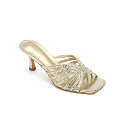 Square Diamante Heeled Sandal HL 170