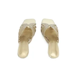 Square Diamante Heeled Sandal HL 170