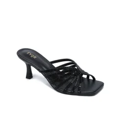 Square Diamante Heeled Sandal HL 170