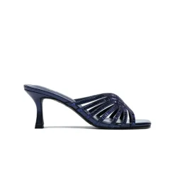 Square Diamante Heeled Sandal HL 170