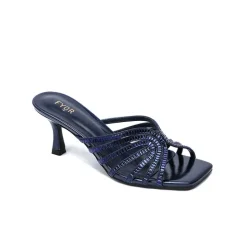Square Diamante Heeled Sandal HL 170