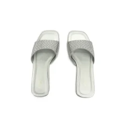 Square Diamante Slip-On Sandal HL 171