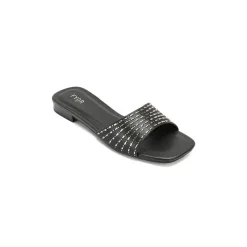 Square Diamante Slip-On Sandal HL 171