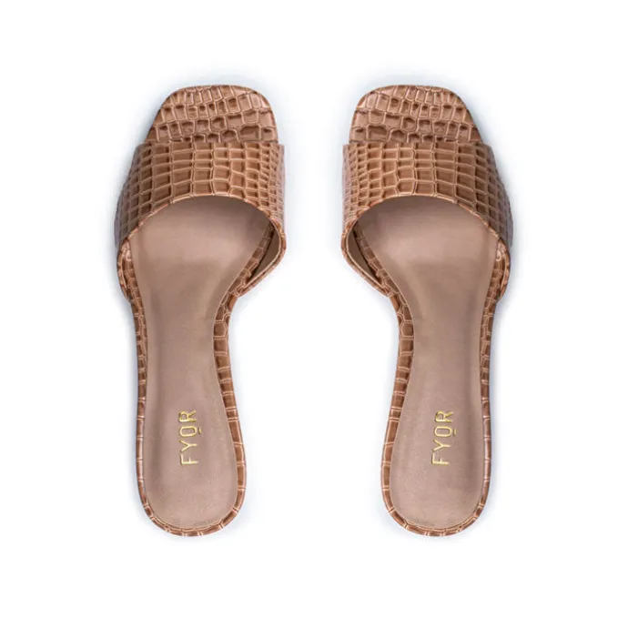 Square Toe Chic Mule BCR 037