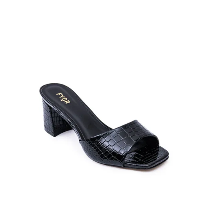 Square Toe Chic Mule BCR 037