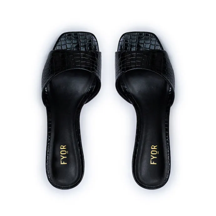 Square Toe Chic Mule BCR 037