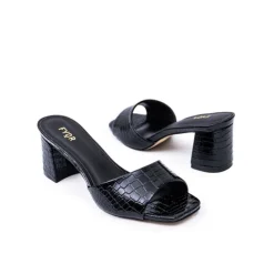 Square Toe Chic Mule BCR 037