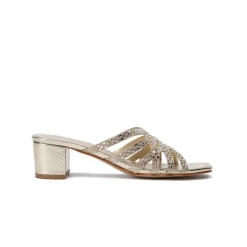 Square Toe Embellished Mule HL 184