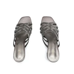 Square Toe Embellished Mule HL 184