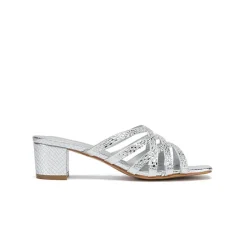 Square Toe Embellished Mule HL 184