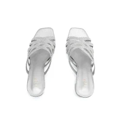 Square Toe Embellished Mule HL 184