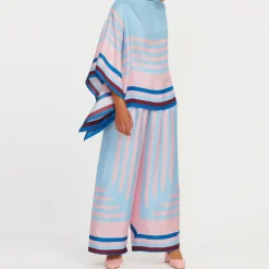 Stripped Printed Kaftan Coord Sets With Pant CORD0019