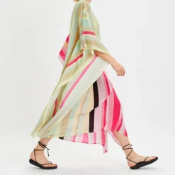 Timeless Glamour Geometric Stripes Kaftan KAF0040