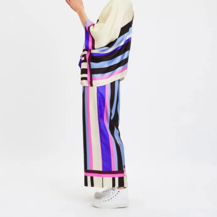 Trendy Palazzo & Draped Top Set CORD0013