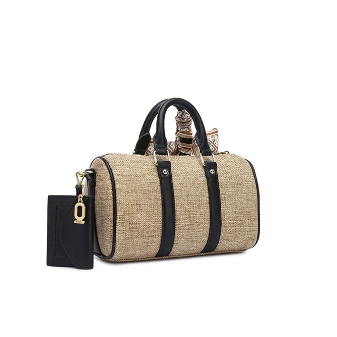 Trendy Textile Crossbody Bag BD 154