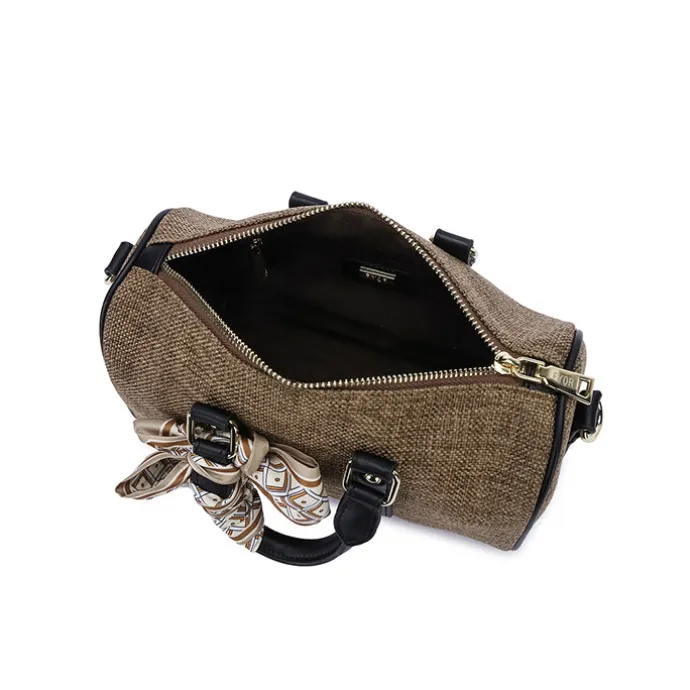 Trendy Textile Crossbody Bag BD 154