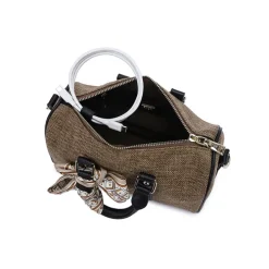 Trendy Textile Crossbody Bag BD 154