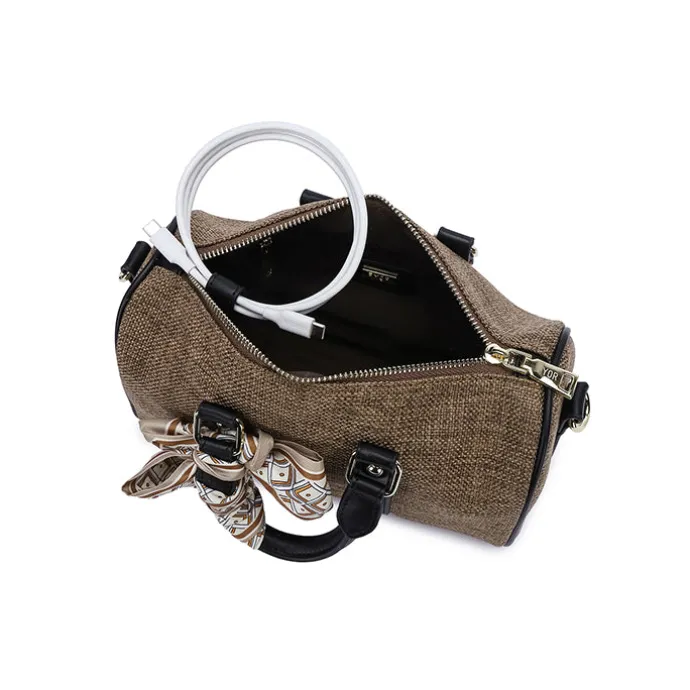 Trendy Textile Crossbody Bag BD 154