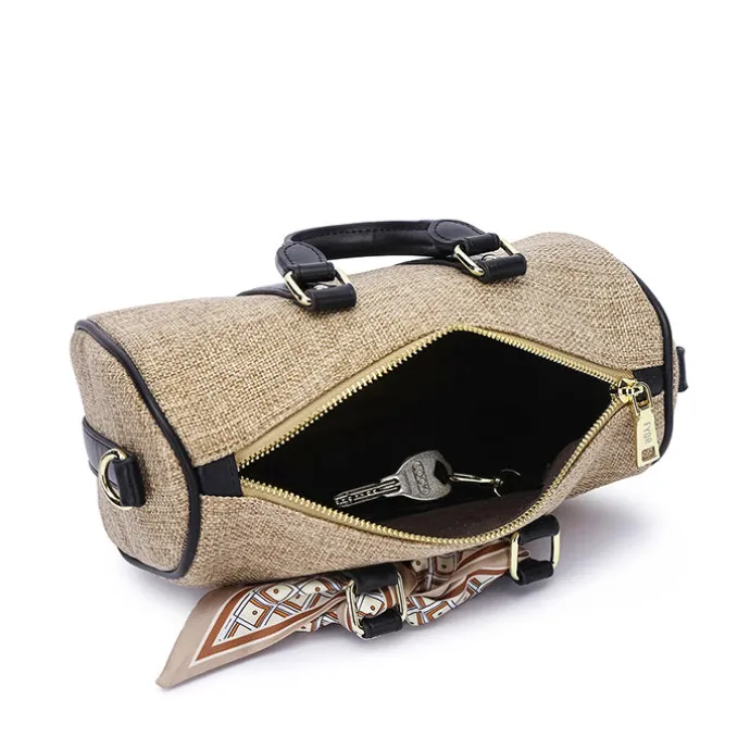 Trendy Textile Crossbody Bag BD 154