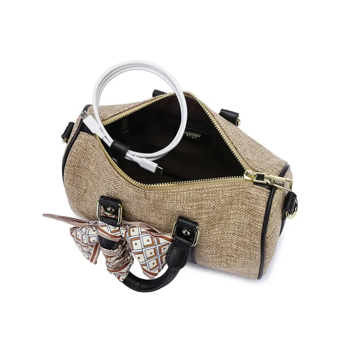Trendy Textile Crossbody Bag BD 154