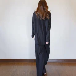 Zurich Crush Shirt With Front Pocket & Trousers J7045